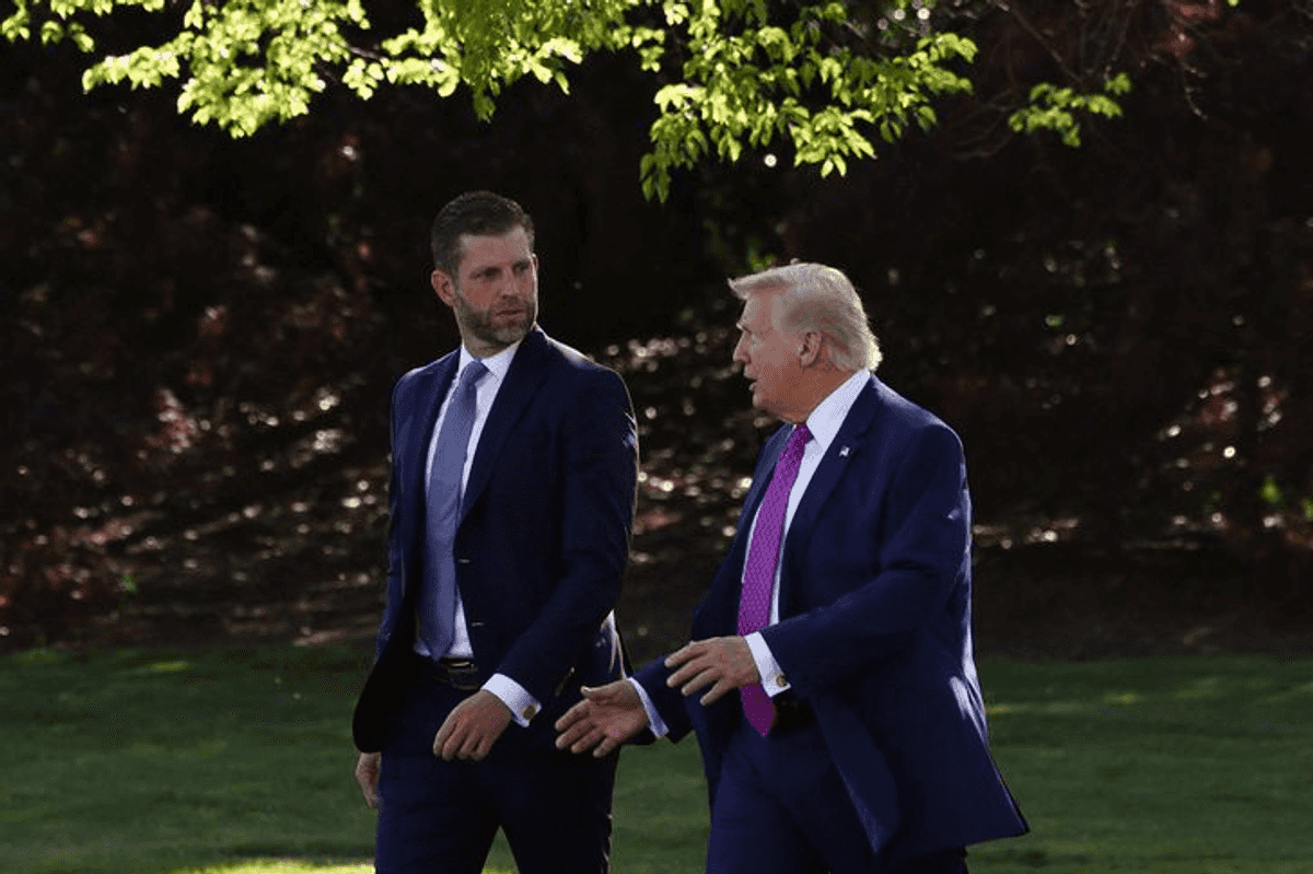 Trump says Iran war may keep him from son's wedding