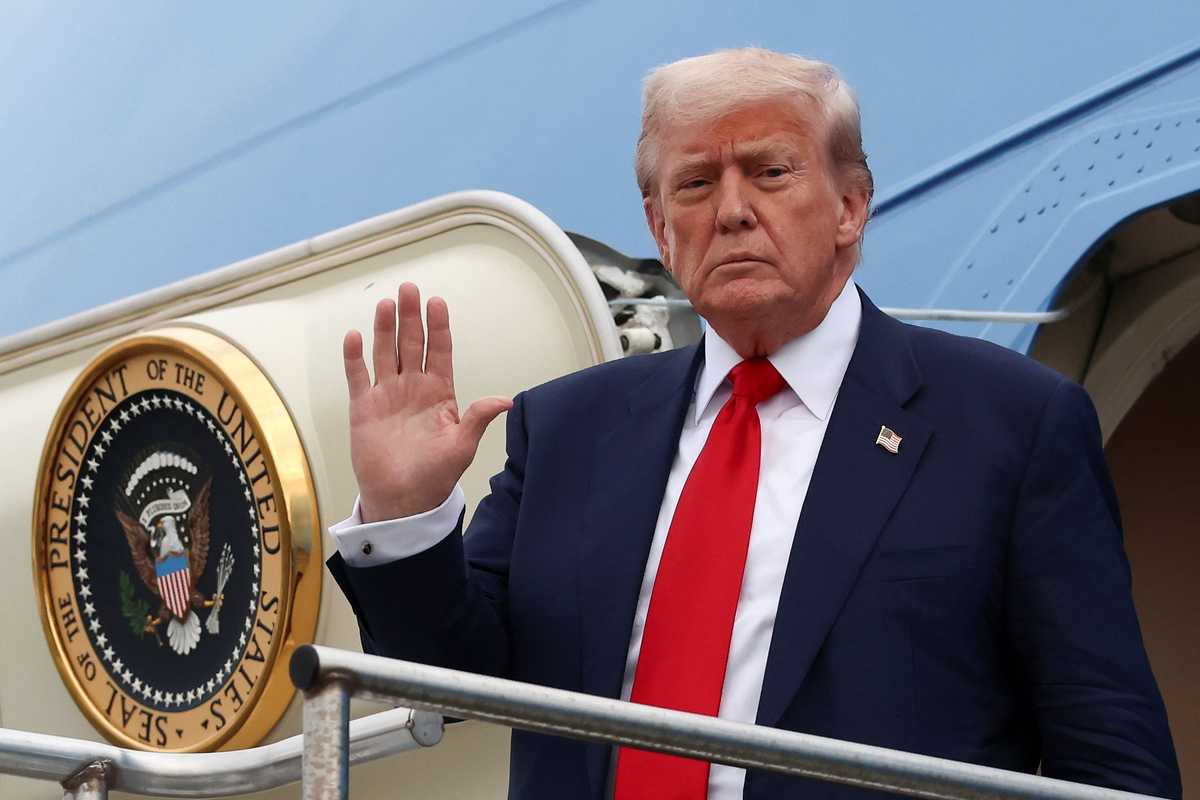 Trump arrives in Scotland for golf and bilateral talks as EU trade deal nears