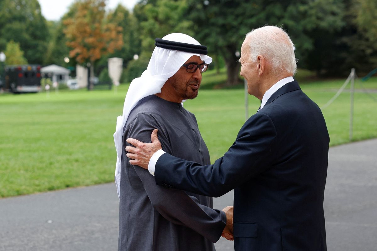 UAE president arrives at White House to meet Biden