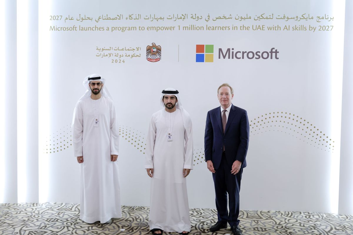 New Microsoft program in UAE to train one million learners in AI