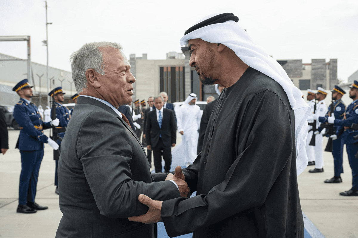 UAE, Jordan leaders discuss bilateral ties, regional issues