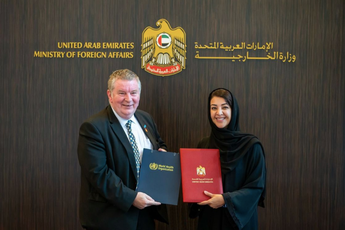 UAE strengthens global health partnership with WHO