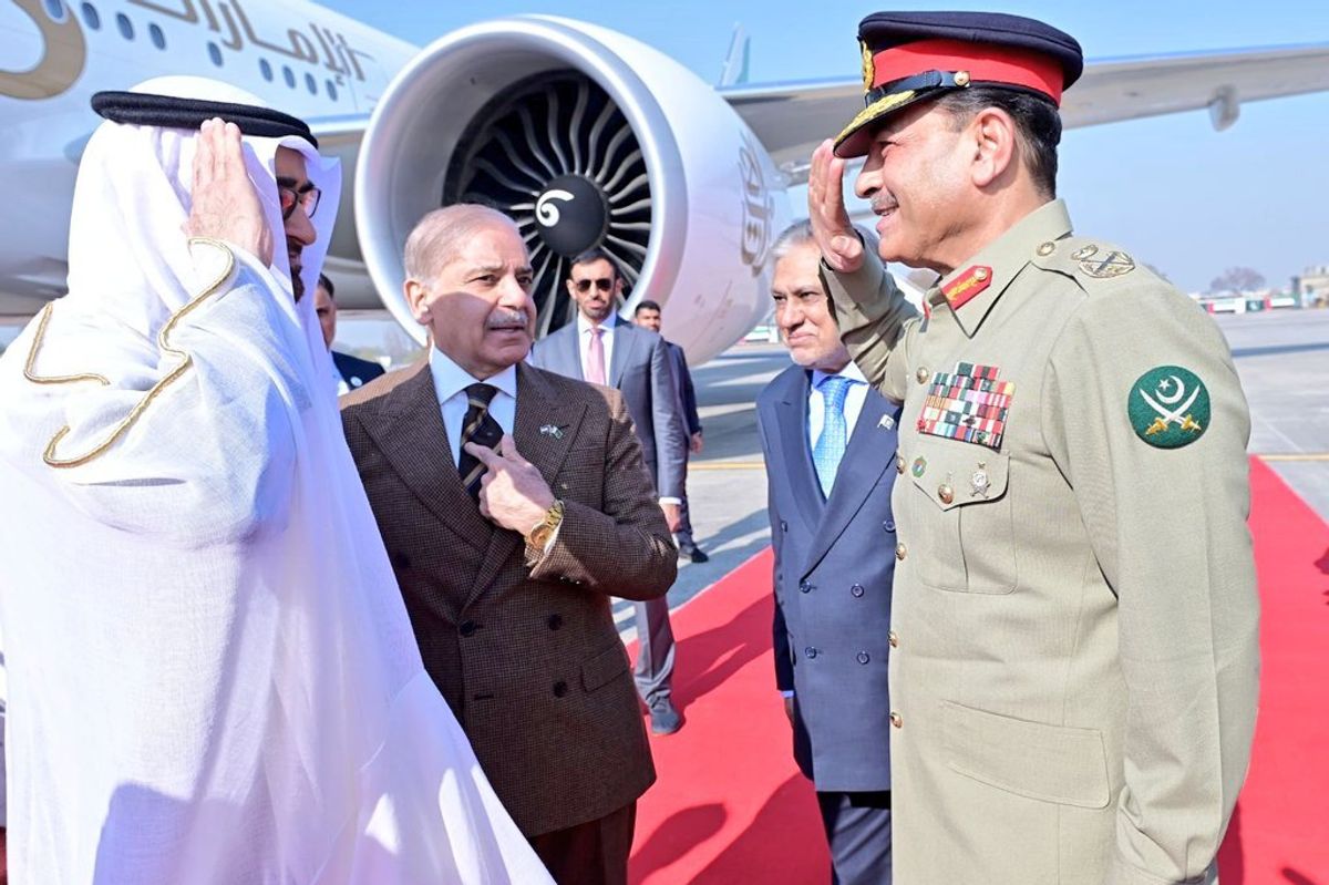 UAE president arrives in Pakistan for first official visit