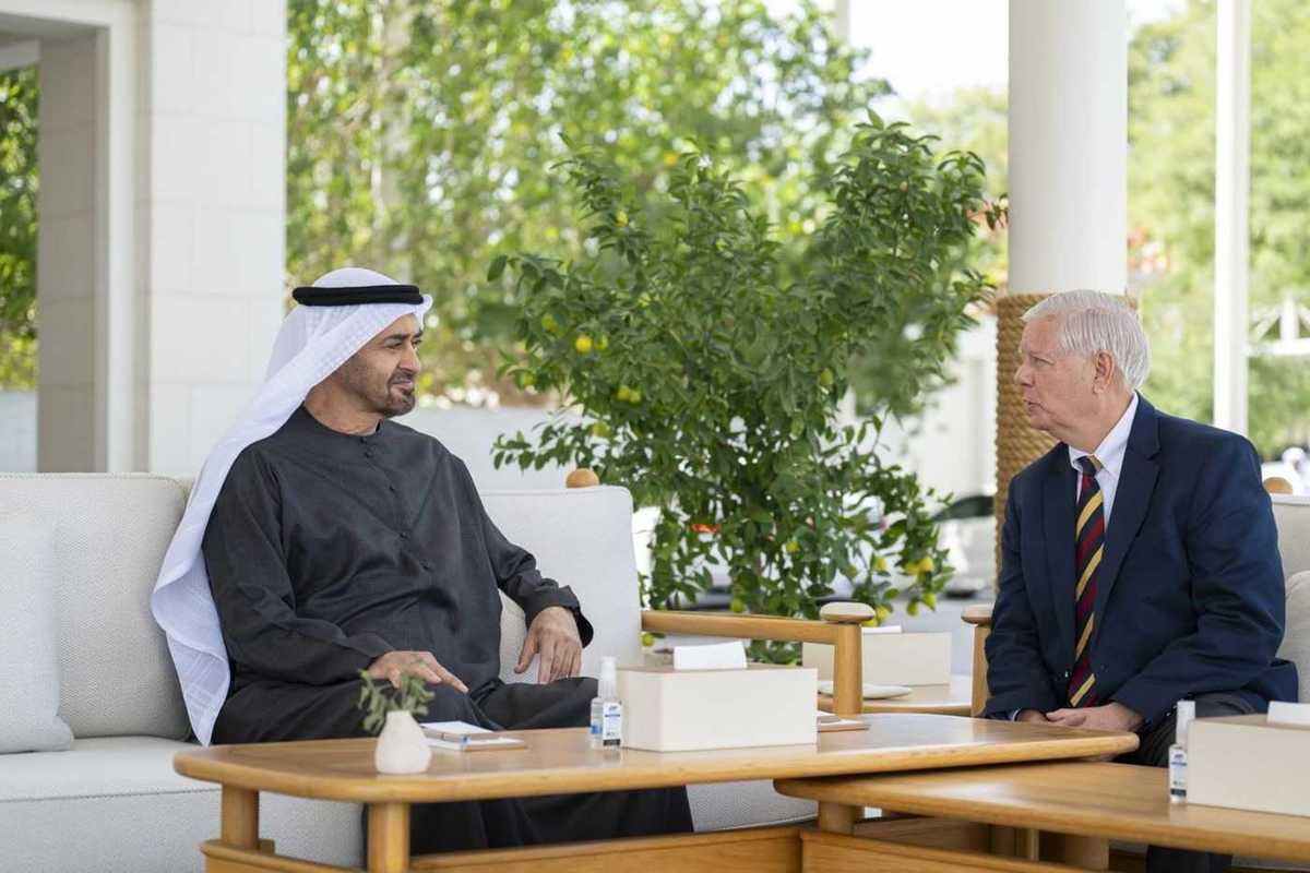 UAE President receives US Senator Lindsey Graham