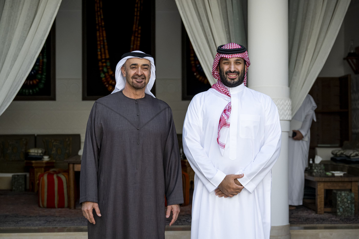 UAE president, Saudi crown prince hold talks on regional issues and bilateral ties