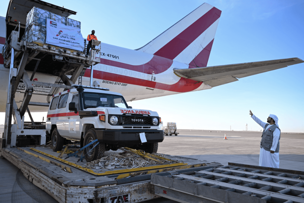 UAE continues humanitarian aid for Lebanon with additional aircraft deliveries