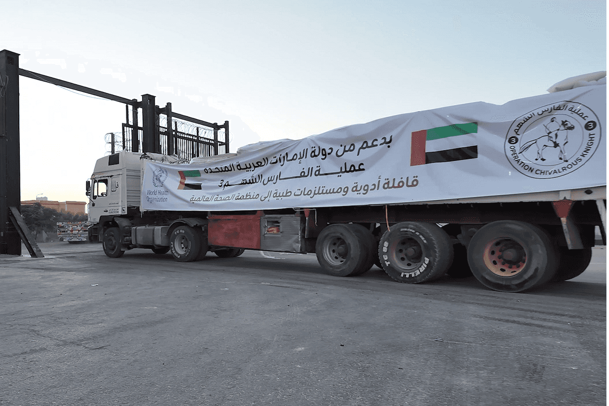 UAE delivers over 10,000 tons of humanitarian aid to Gaza