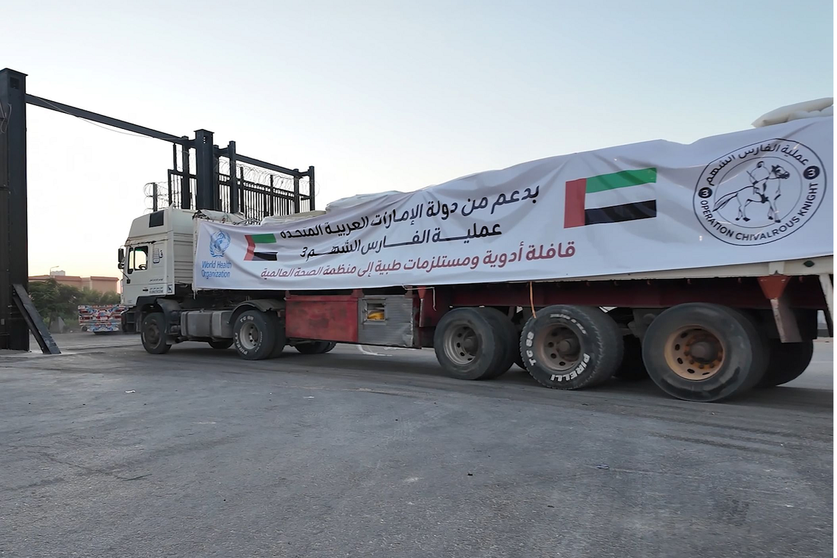 UAE delivers over 10,000 tons of humanitarian aid to Gaza