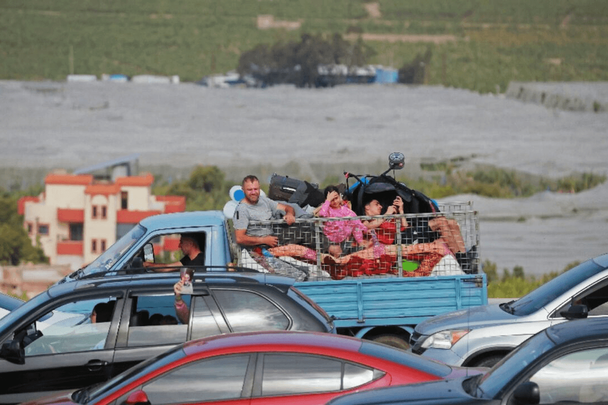 Lebanese civilians head home as truce with Israel takes effect