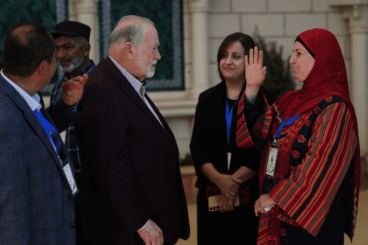 US ambassador visits Palestinian town amid rise in West Bank settler violence