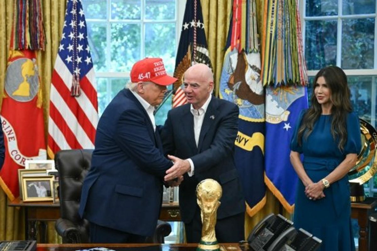 Trump, Infantino bromance in spotlight ahead of World Cup draw