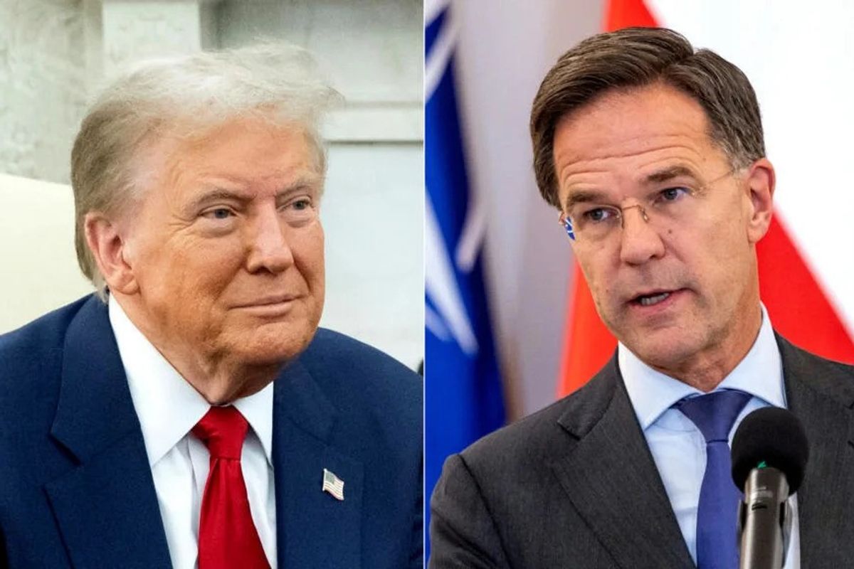 NATO chief discusses 'global security' with Trump