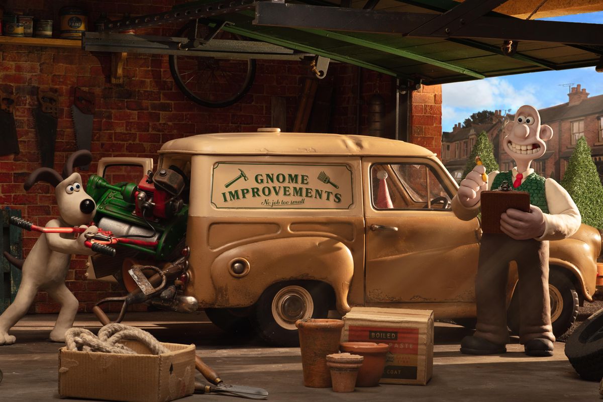 Wallace & Gromit grapple with 'smart gnome' in latest movie caper