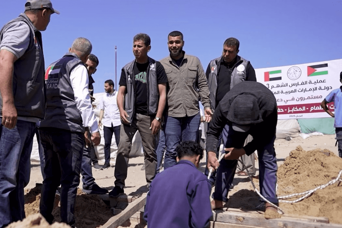 UAE expands water well rehabilitation in Gaza amid ongoing humanitarian effort