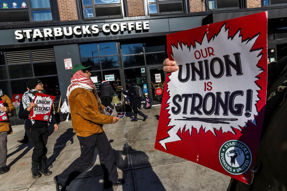 Starbucks strike to expand to over 300 US stores on Christmas Eve, union says