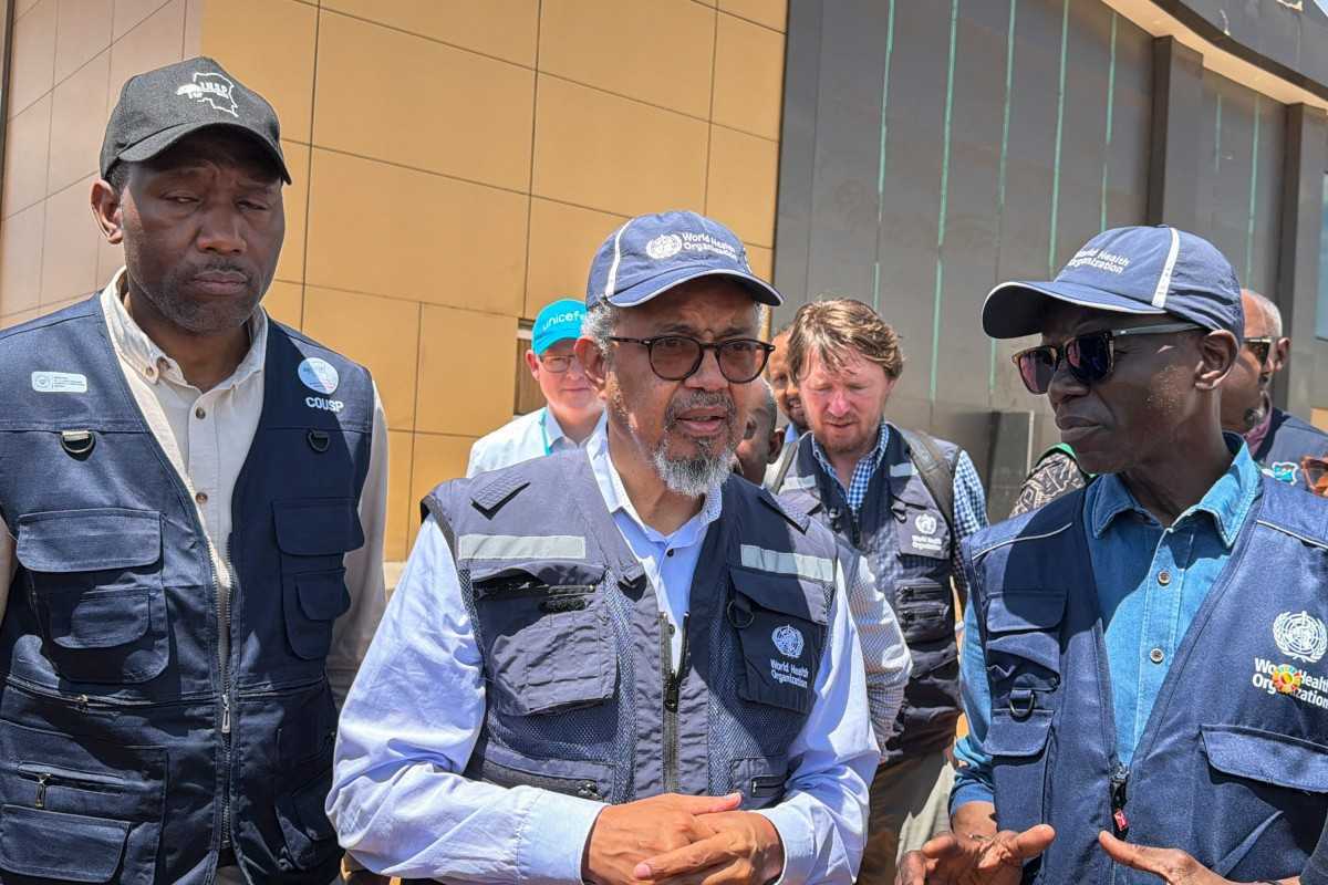 WHO chief visits DR Congo Ebola epicentre as cases top 1,000 and deaths rise
