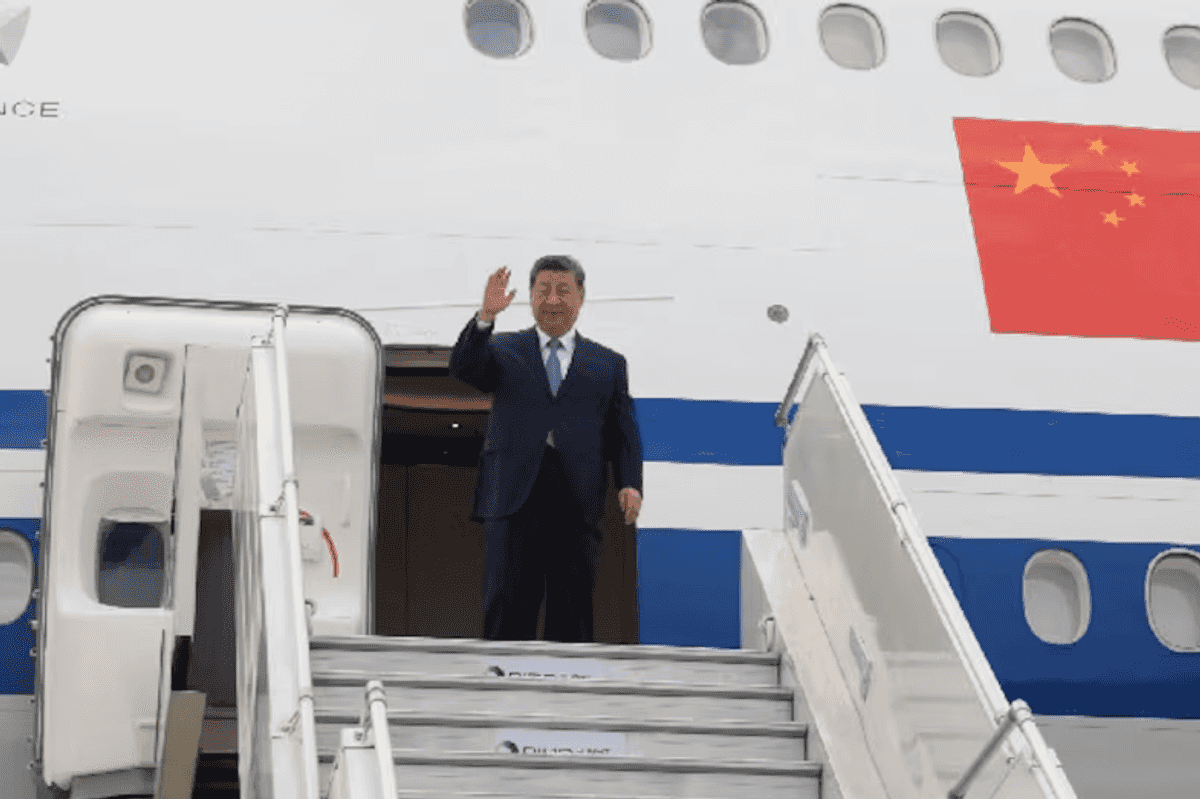 China's Xi lands in Delhi for BRICS summit and talks with Modi