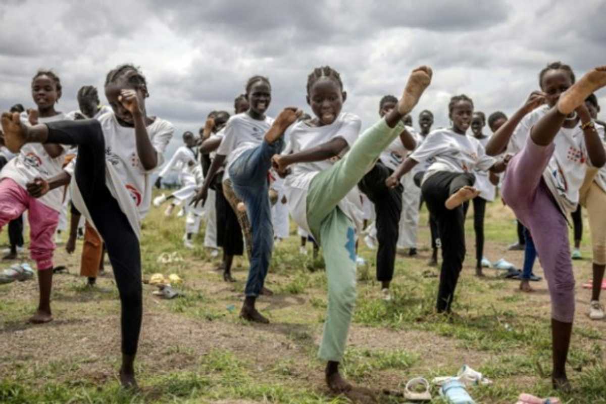 Defend ourselves': Refugee girls in Kenya find strength in taekwondo