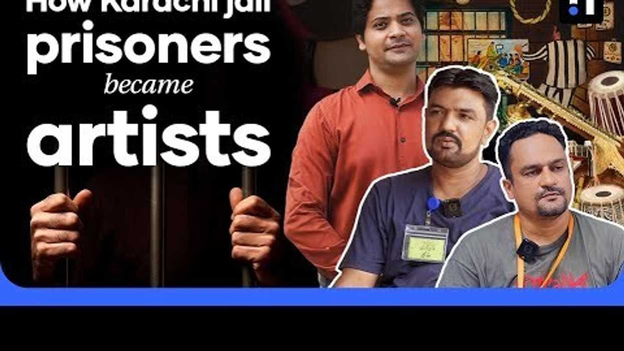 Karachi central jail inmates turn to art to support families