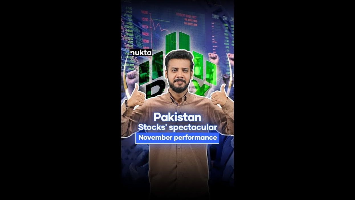 Pakistan Stock Exchange records highest-ever monthly gain in November