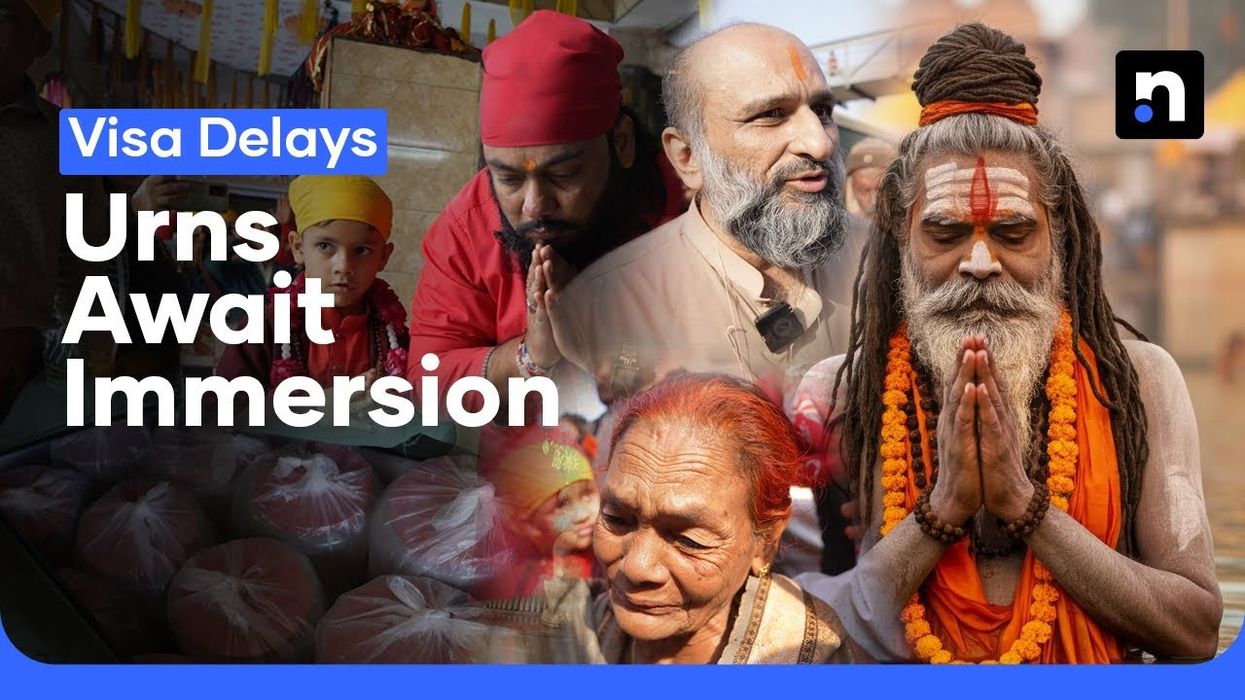 Pakistani priest brings 400 urns to India for final rites in the Ganges