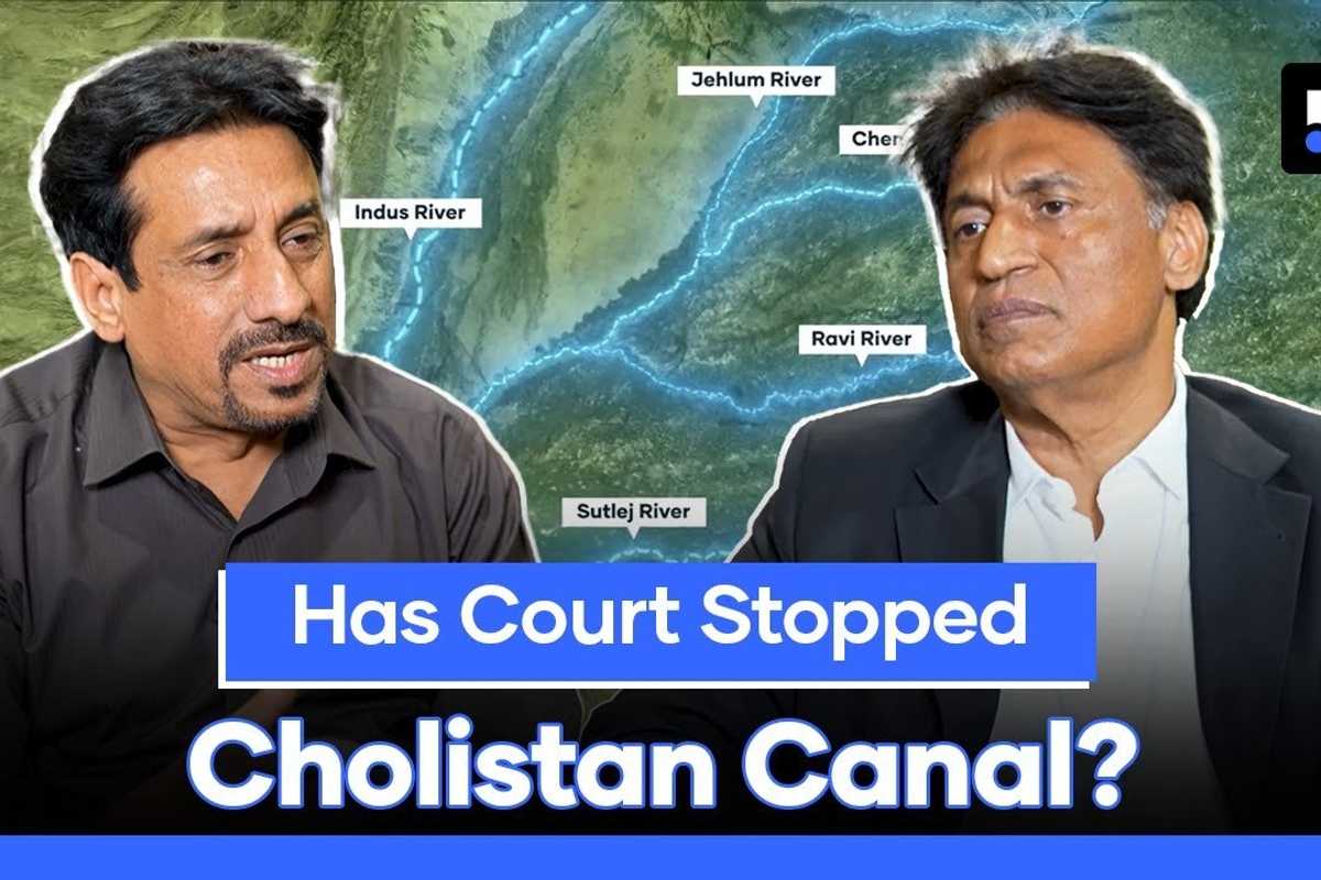 Has the court stopped Cholistan Canal project?