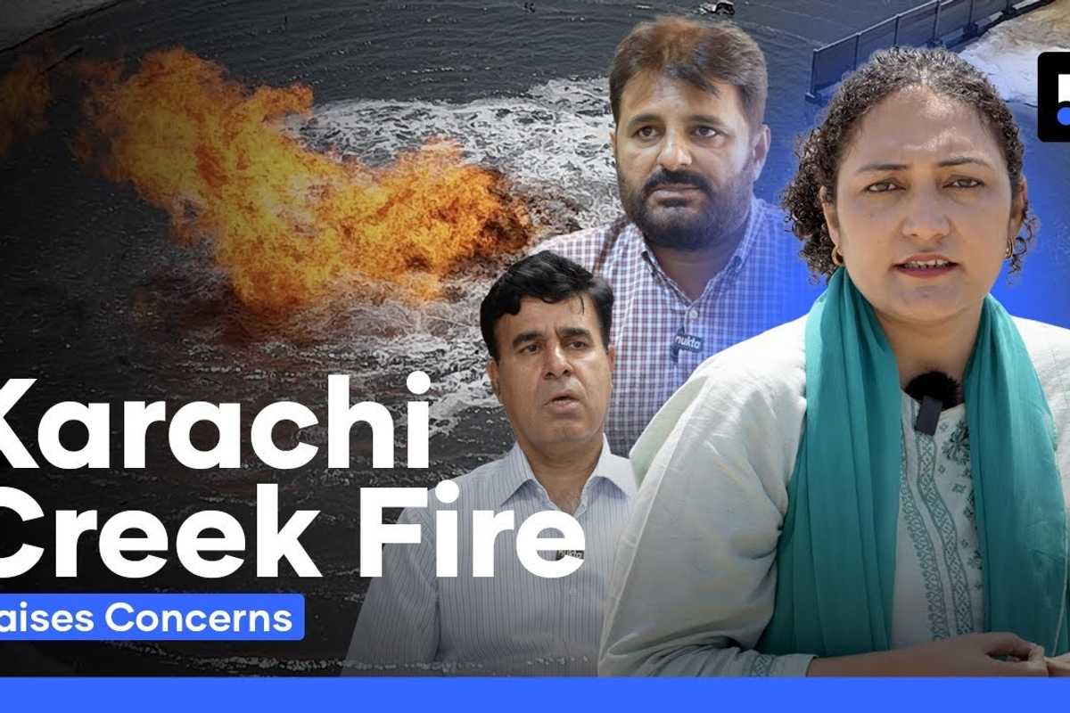 Mysterious fire in Pakistan's coastal city burns for 2 weeks amid fears of toxic gas exposure