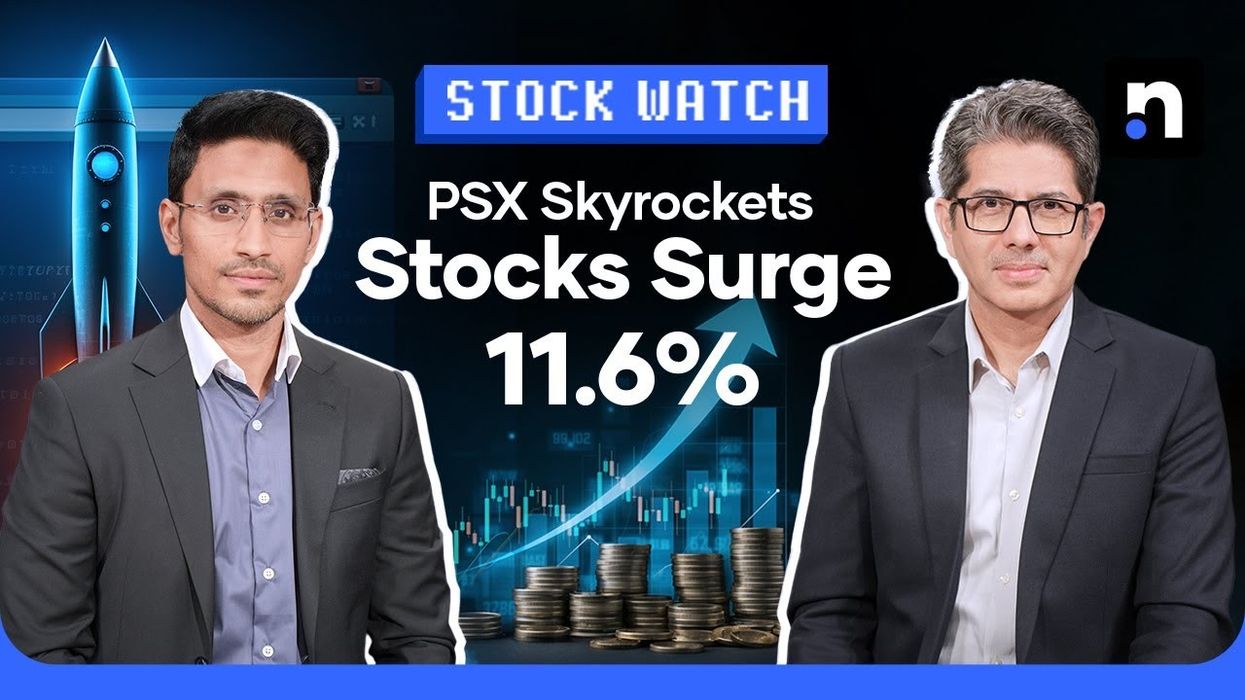 Pakistan stock market hits record high, closes up 11.6%