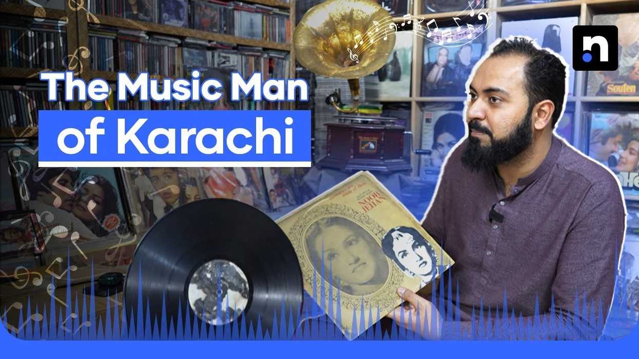 The last vinyl shop of Karachi