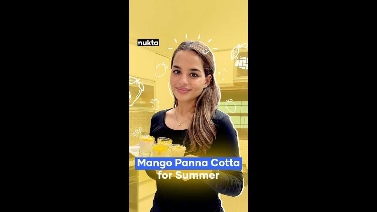 It's mango panna cotta season