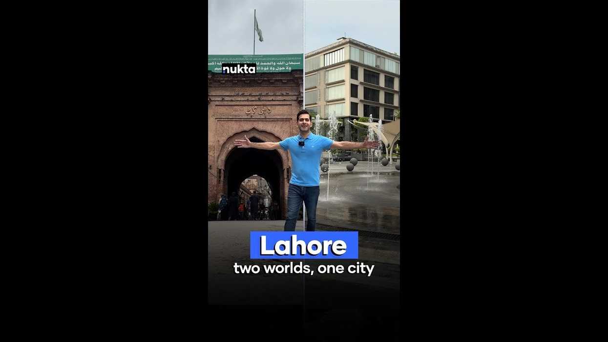 The two sides of Lahore