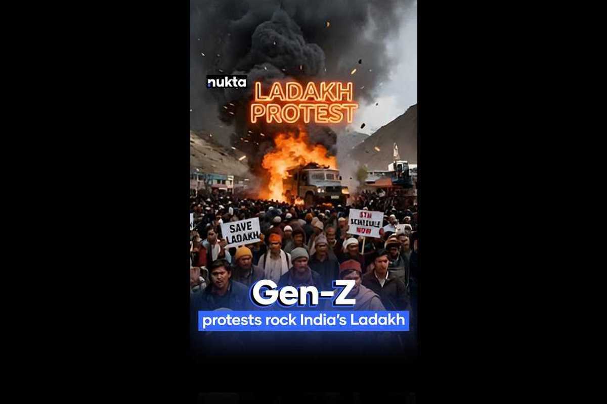 Gen-Z protests in India's Ladakh