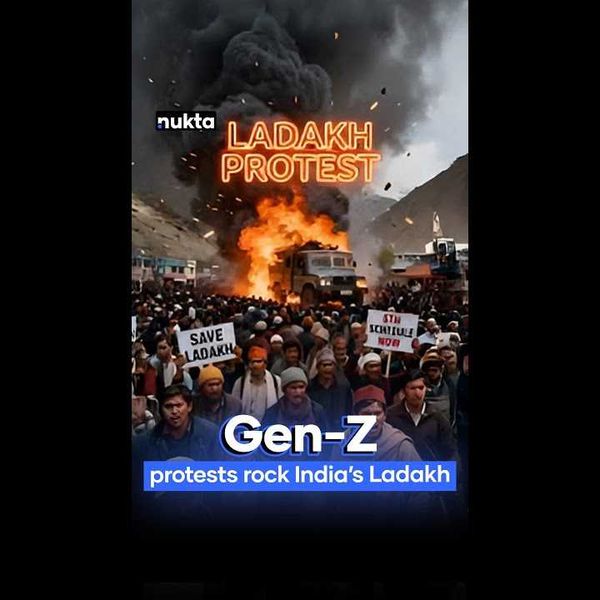 Gen-Z protests in India's Ladakh