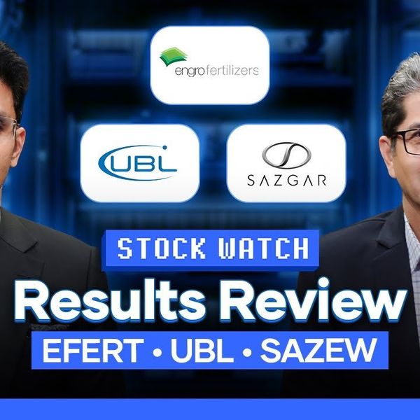 Earnings review of EFERT UBL SAZEW