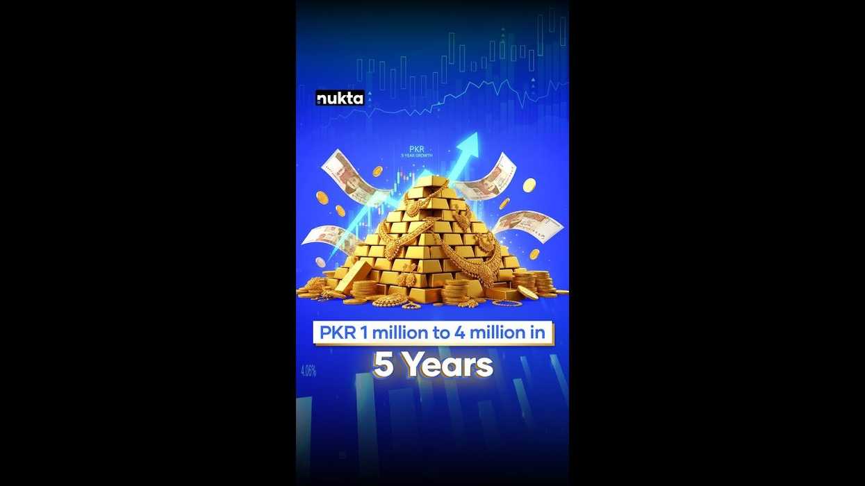 Gold prices in Pakistan have tripled in 5 years