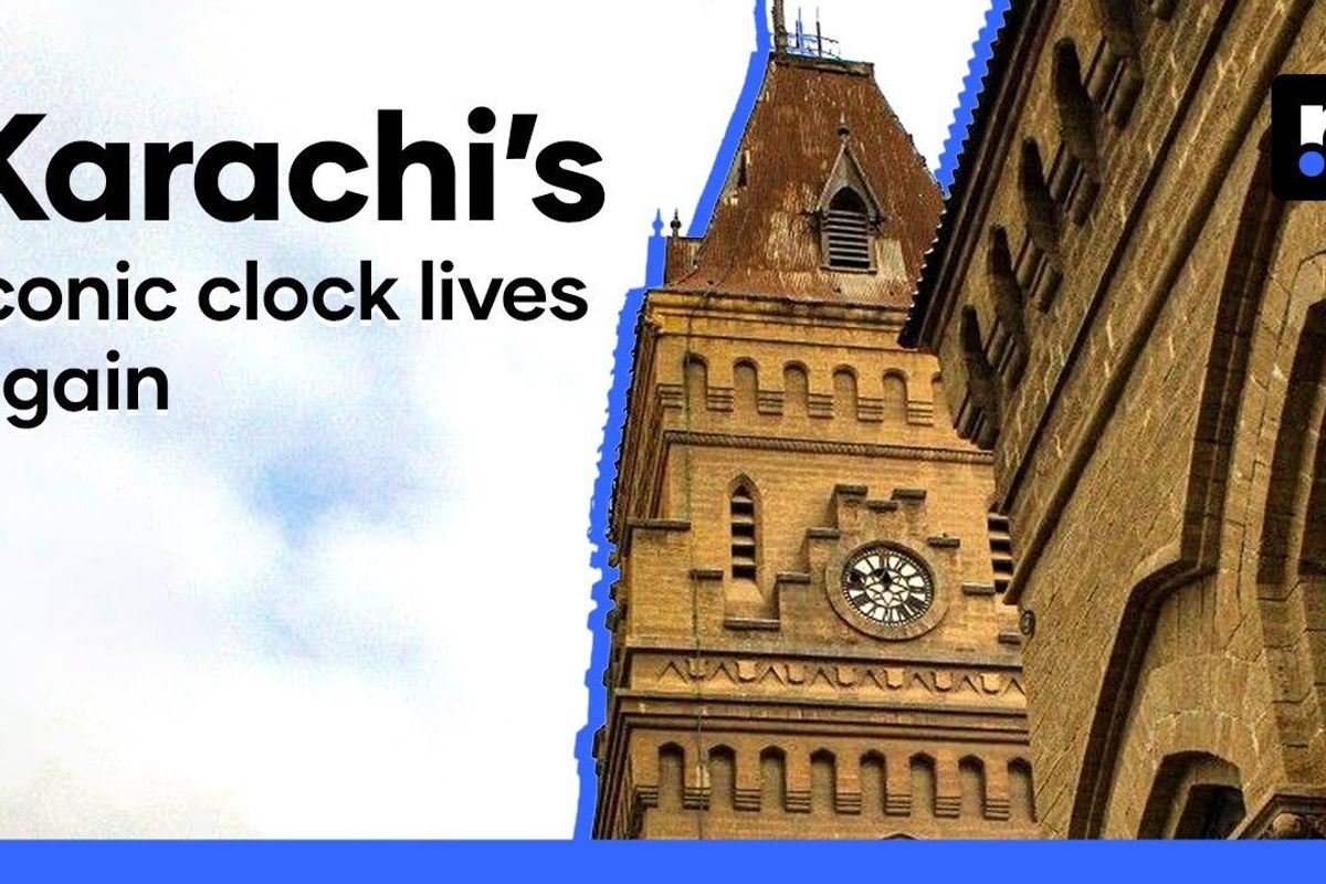 Empress Market’s century-old clock comes back to life