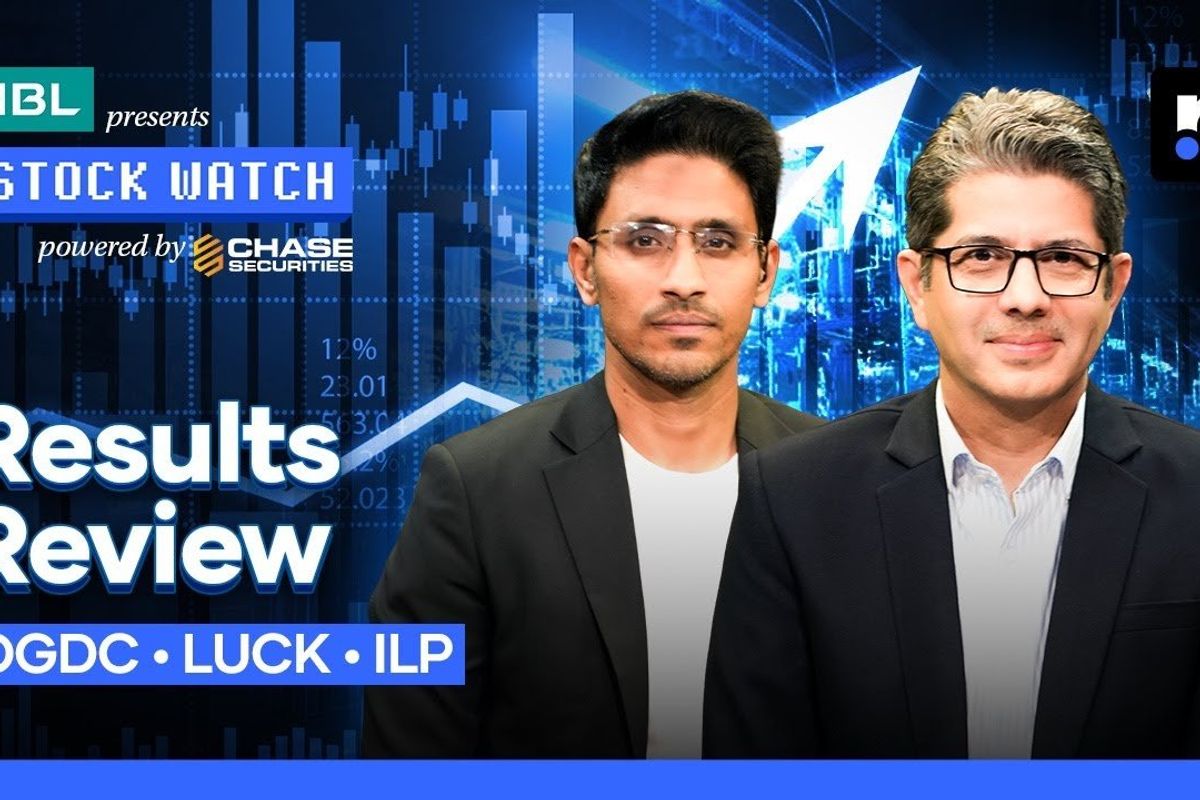 Corporate earnings of OGDC, LUCK, and ILP