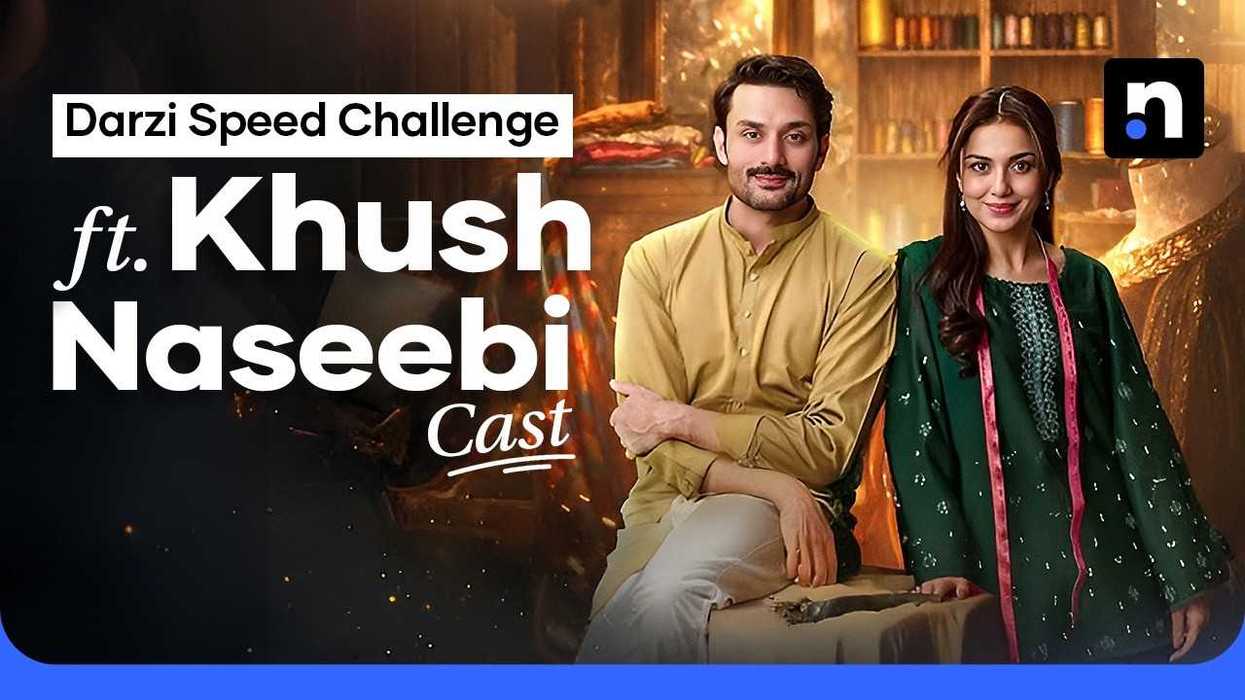 Acting vs tailoring: Khush Naseebi stars test their skills in a Darzi Speed Challenge