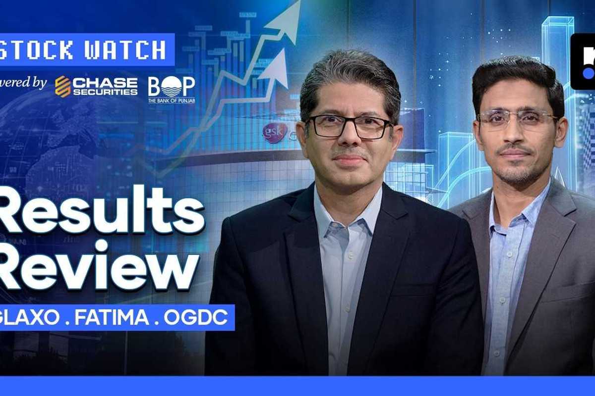 Corporate earnings of GLAXO, FATIMA, and OGDC