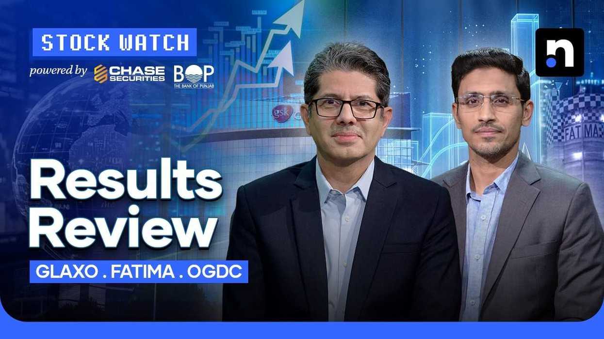 Corporate earnings of GLAXO, FATIMA, and OGDC